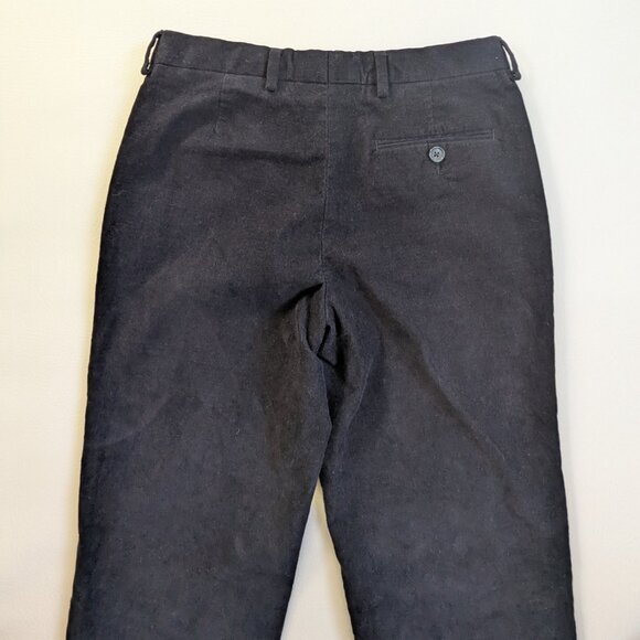 B By Brooks Brothers Big Boys Baccent 16R Corduroy Pants Navy Adjustable Waist - Picture 4 of 9